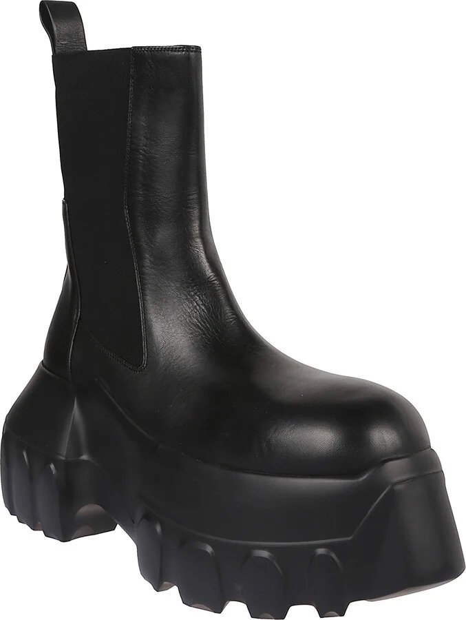 Rick Owens Beatle Mega Tractor Leather Boot - Image 2