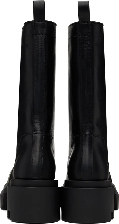Rick Owens Black Bogun Boots - Image 2