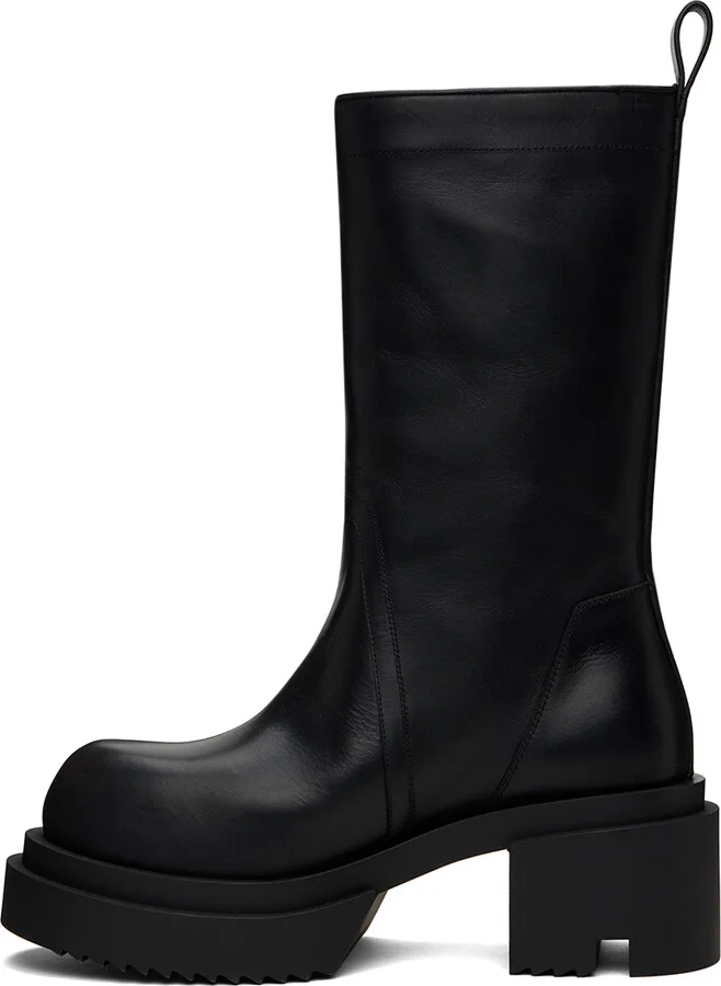 Rick Owens Black Bogun Boots - Image 3
