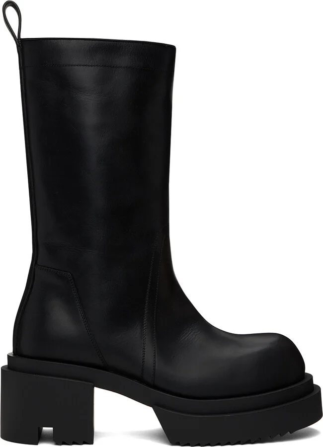 Rick Owens Black Bogun Boots