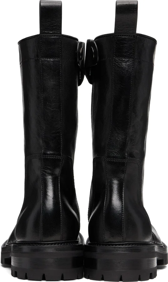 Rick Owens Black Concordians Army Creeper Boots - Image 2