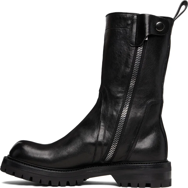 Rick Owens Black Concordians Army Creeper Boots - Image 3