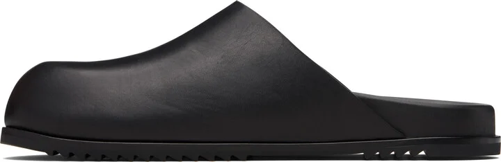 Rick Owens Black Concordians Granola Mules - Image 3