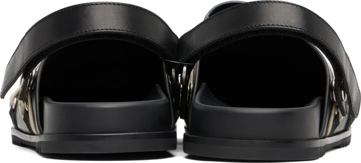 Rick Owens Black Concordians Megalace Granola Mules - Image 2