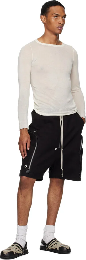 Rick Owens Black Concordians Megalace Granola Mules - Image 5