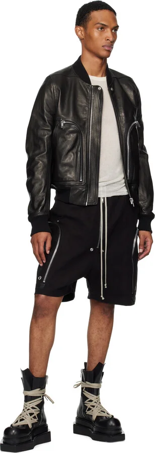 Rick Owens Black Concordians Megalace Turbo Cyclops Boots - Image 5