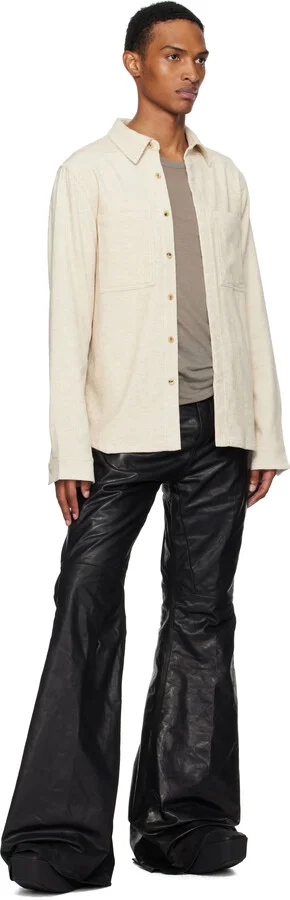Rick Owens Black Concordians Sliver Platform Beatle Chelsea Boots - Image 5
