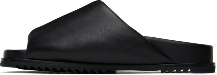 Rick Owens Black Granolas Slides - Image 3