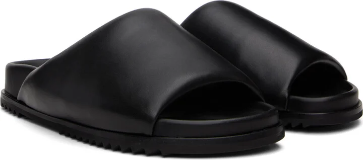 Rick Owens Black Granolas Slides - Image 4