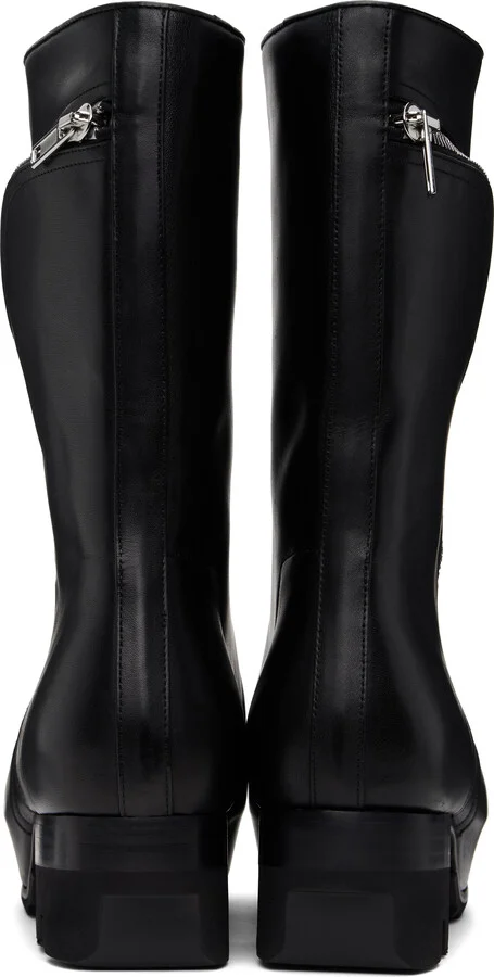 Rick Owens Black Hollywood Bahaus Ballast Boots - Image 2