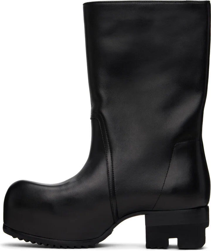 Rick Owens Black Hollywood Bahaus Ballast Boots - Image 3