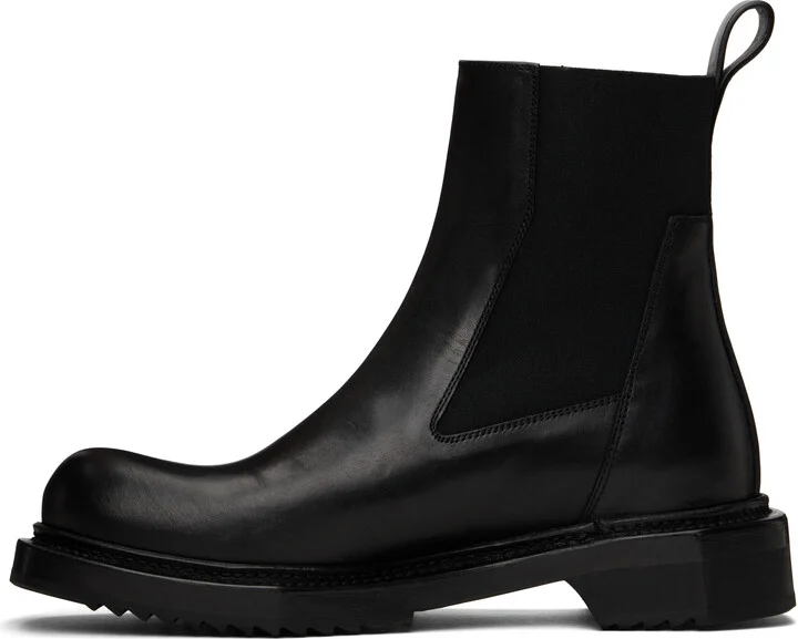 Rick Owens Black Hollywood Beatle Cyclops Boots - Image 3