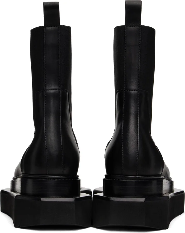 Rick Owens Black Hollywood Beatle Turbo Cyclops Chelsea Boots - Image 2
