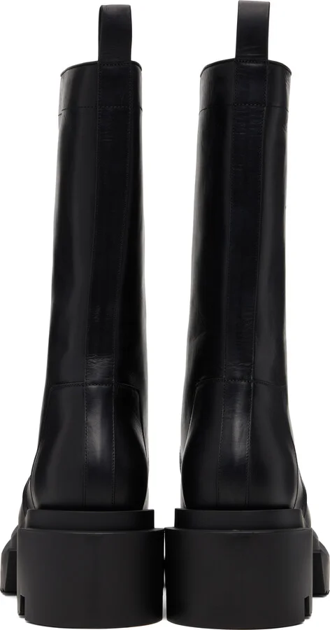 Rick Owens Black Hollywood Groppone Bogun Boots - Image 2
