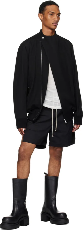 Rick Owens Black Hollywood Groppone Bogun Boots - Image 5