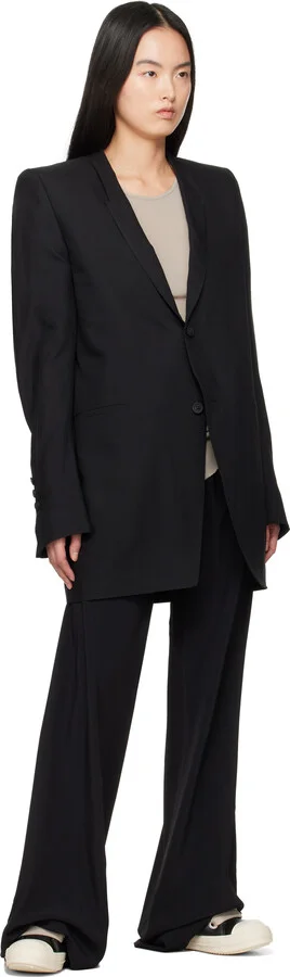 Rick Owens Black Hollywood Jumbolace Sneakers - Image 5