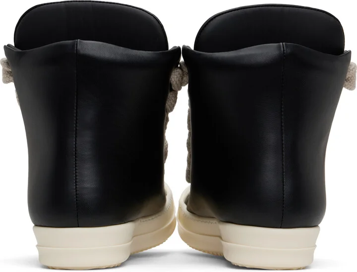 Rick Owens Black Hollywood Jumbolace Sneakers - Image 2