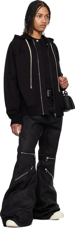 Rick Owens Black Hollywood Jumbolace Sneakers - Image 5