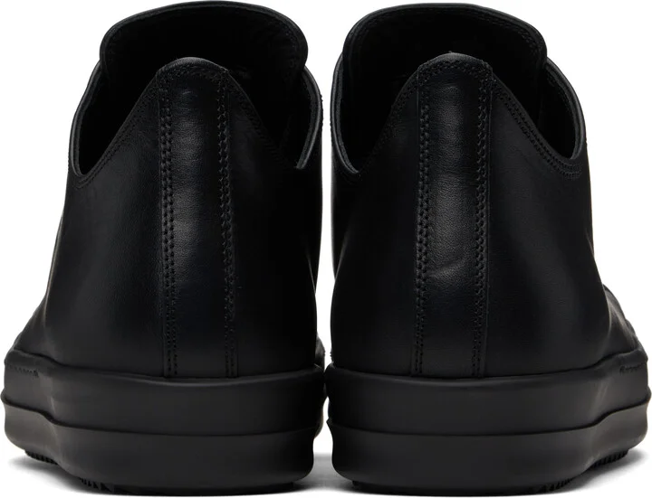 Rick Owens Black Hollywood Low Sneakers - Image 2