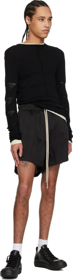 Rick Owens Black Hollywood Low Sneakers - Image 5