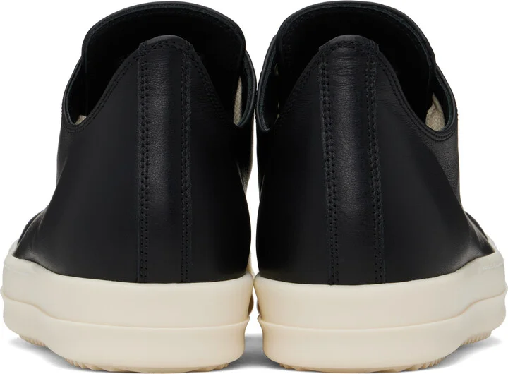 Rick Owens Black Hollywood Low Sneaks Sneakers - Image 2