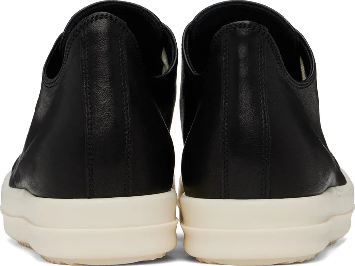 Rick Owens Black Hollywood Low Sneaks Sneakers - Image 2