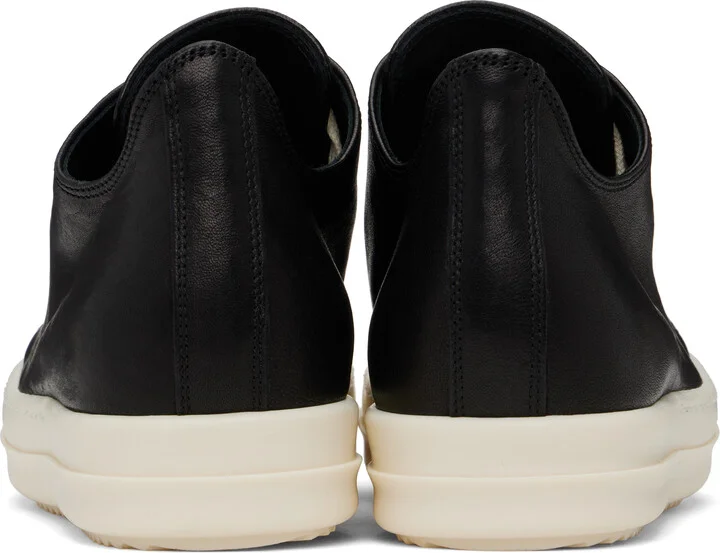 Rick Owens Black Hollywood Low Sneaks Sneakers - Image 2