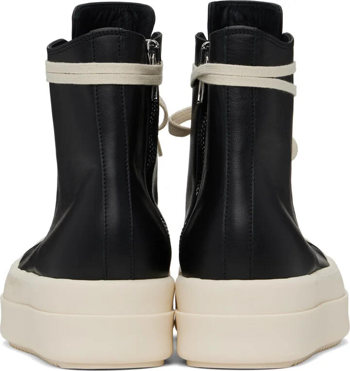 Rick Owens Black Hollywood Mega Bumper Sneakers - Image 2