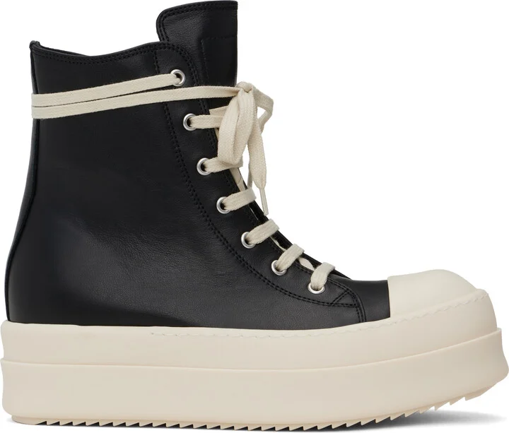 Rick Owens Black Hollywood Mega Bumper Sneakers