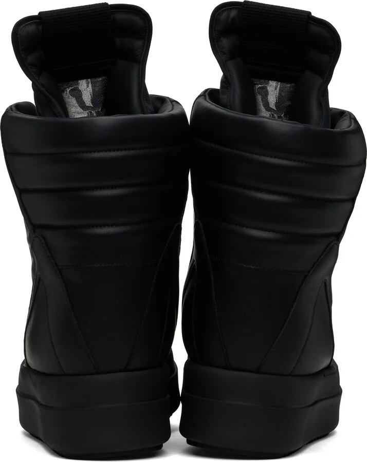Rick Owens Black Hollywood Mega Geobasket Sneakers - Image 2