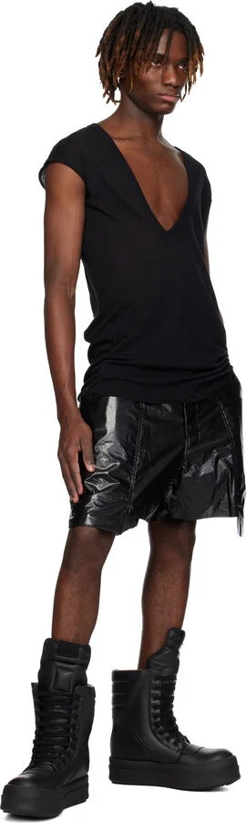 Rick Owens Black Hollywood Mega Geobasket Sneakers - Image 5