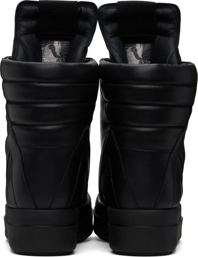 Rick Owens Black Hollywood Mega Geobasket Sneakers - Image 2