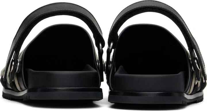 Rick Owens Black Hollywood Megalaced Granola Mules - Image 2
