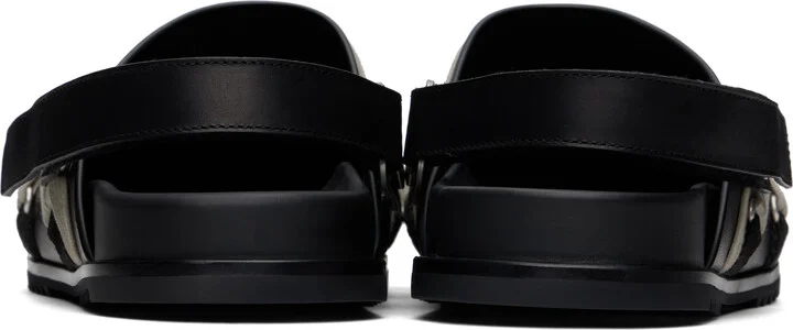 Rick Owens Black Hollywood Megalaced Mules - Image 2
