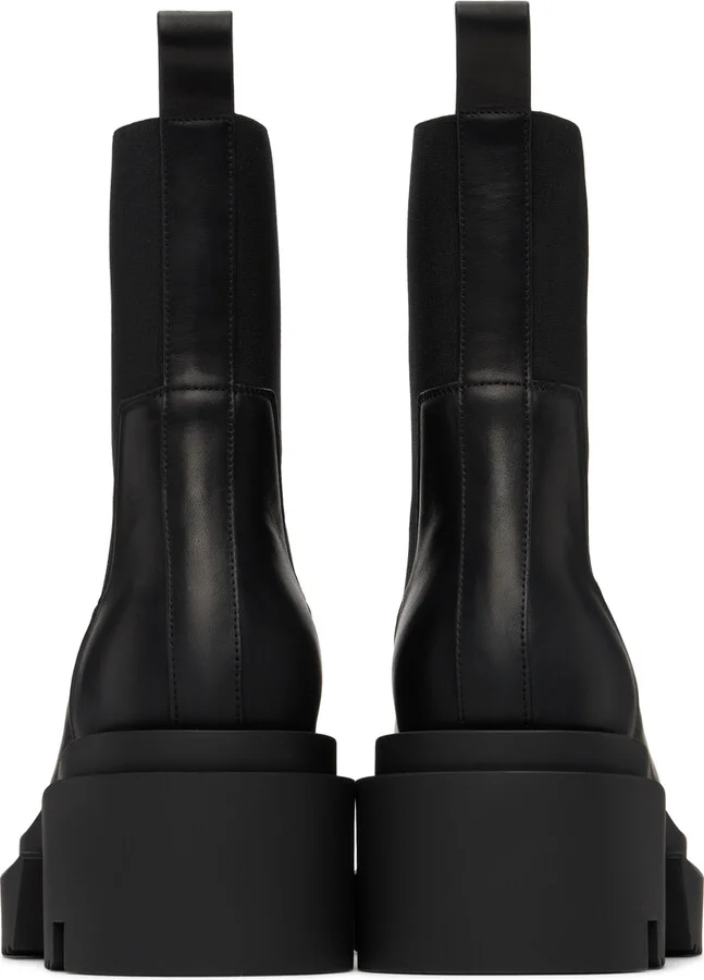 Rick Owens Black Porterville Beatle Bogun Boots - Image 2