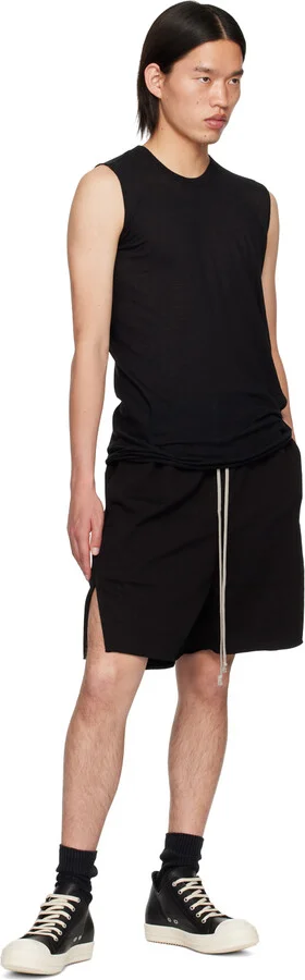 Rick Owens Black Porterville Low Sneaks Sneakers - Image 5