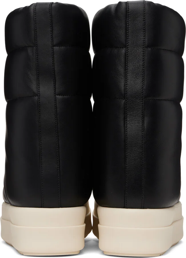 Rick Owens Black Porterville Mega Bumper Lunar Boots - Image 2