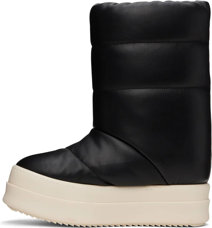 Rick Owens Black Porterville Mega Bumper Lunar Boots - Image 3