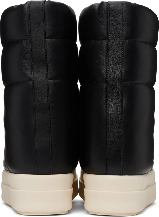 Rick Owens Black Porterville Mega Bumper Lunar Boots - Image 2