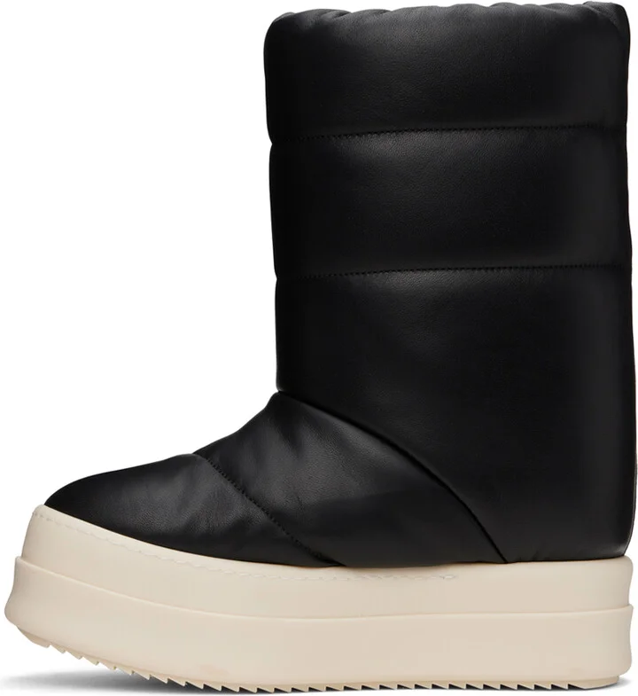 Rick Owens Black Porterville Mega Bumper Lunar Boots - Image 3