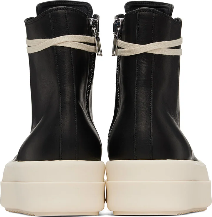 Rick Owens Black Porterville Mega Bumper Sneakers - Image 2