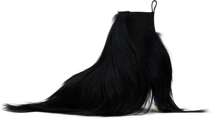 Rick Owens Black Porterville Minimal Grill Beatle 65 Chelsea Boots - Image 3