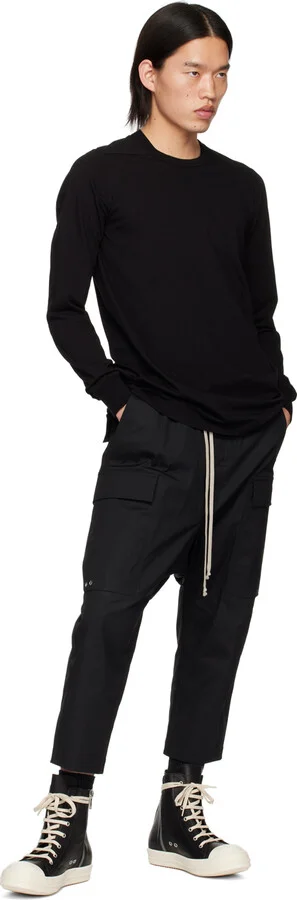 Rick Owens Black Porterville Sneakers - Image 5