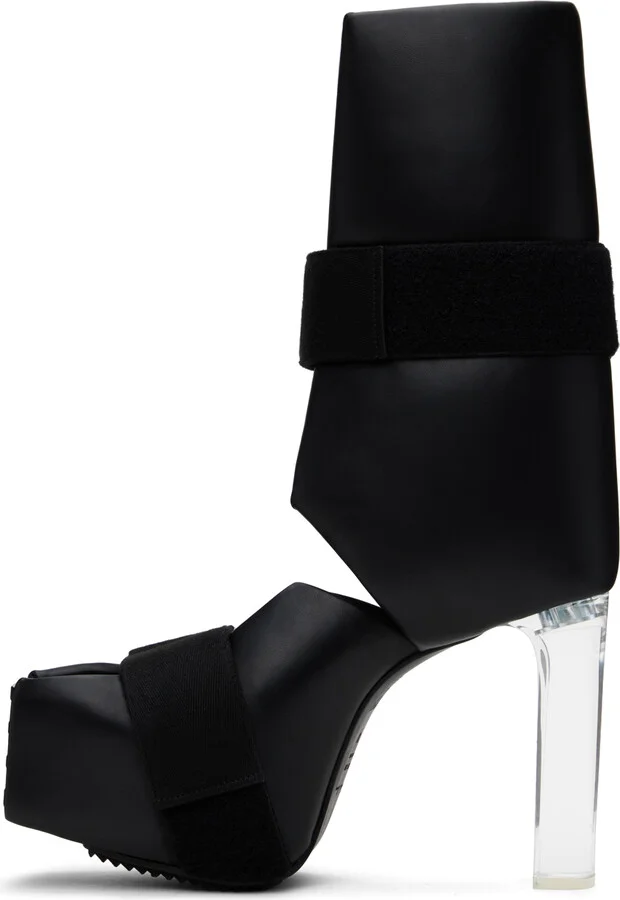 Rick Owens Black Splint Kiss Heels - Image 3