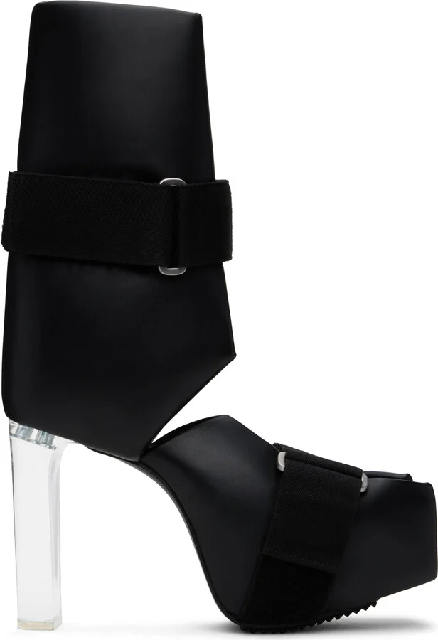 Rick Owens Black Splint Kiss Heels