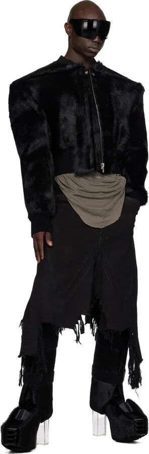 Rick Owens Black Splint Platform Boots - Image 5