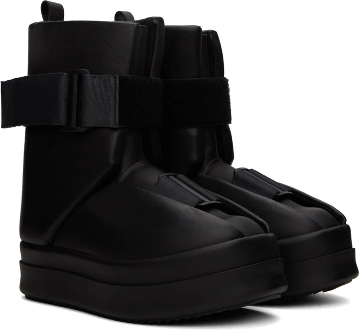 Rick Owens Black Splint Sneakers - Image 4