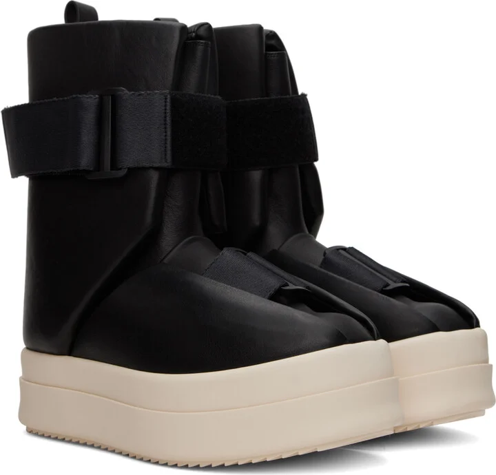 Rick Owens Black Splint Sneakers - Image 4