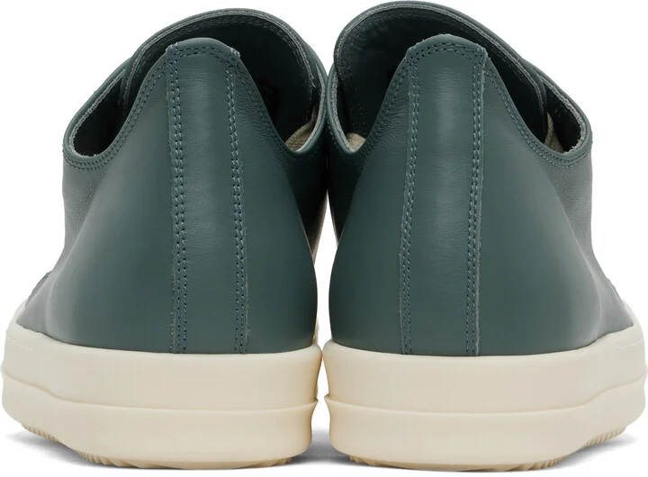 Rick Owens Blue Hollywood Low Sneakers - Image 2