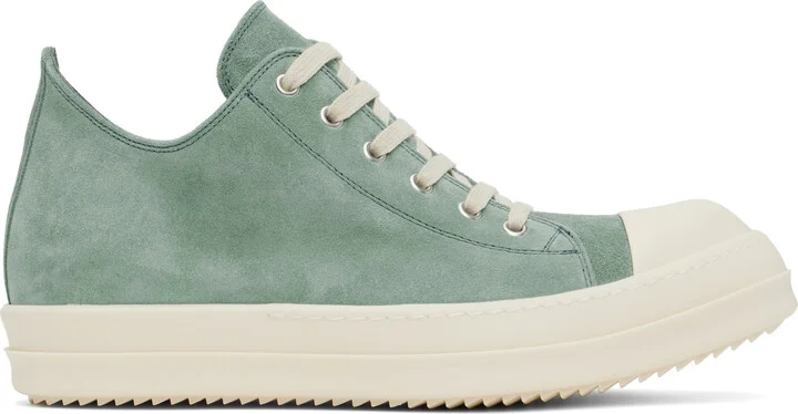 Rick Owens Blue Hollywood Low Sneaks Sneakers